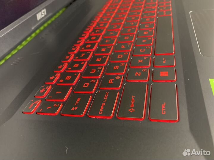 Игровой ноутбук MSI i5 RTX
