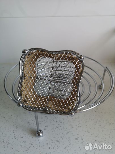 Ваза для фруктов Vitesse (Франция) хром