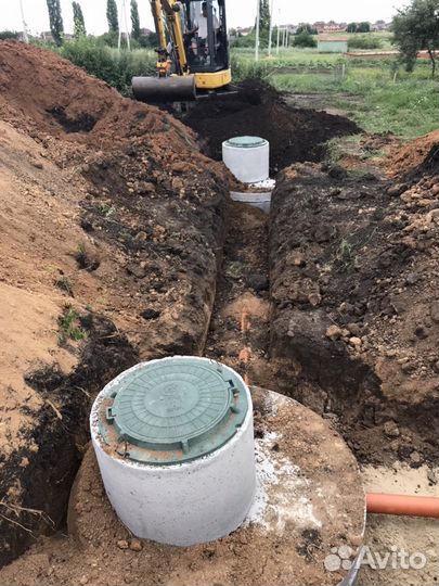 Септик под ключ, выгребная яма