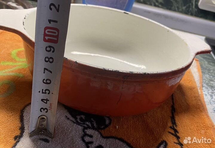 Казанок чугунный эмалированный