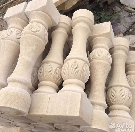 Балясины колоны капители и природный камень