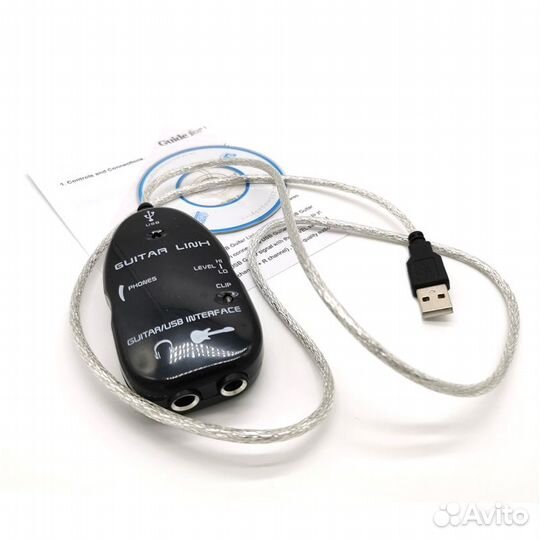 USB адаптер-переходник для подключения электрогита