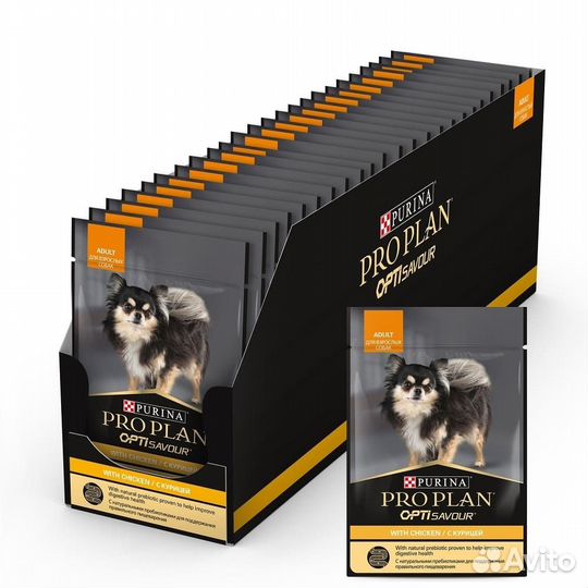 Purina Pro Plan (паучи) для взрослых собак мелких