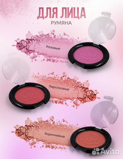 Косметика в чемодане / кейс с косметикой