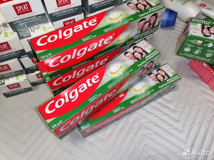Зубная паста Colgate, splat