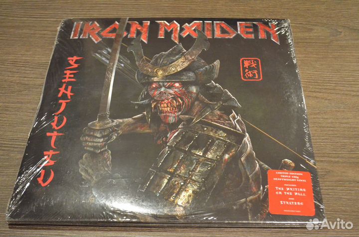 Iron maiden senjutsu 3LP черный USA Запечатан