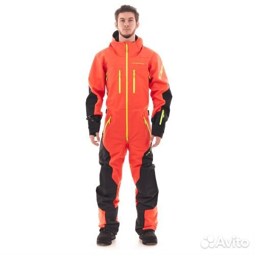 Комбинезон DF superlight 3L Man SM Red-Yellow 2024