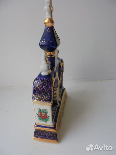 Гжель Киот Праздничный роспись золот