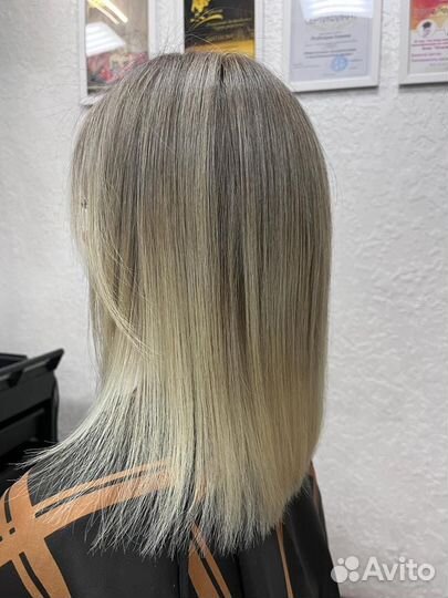 Окрашивание волос airtouch,тотал блонд