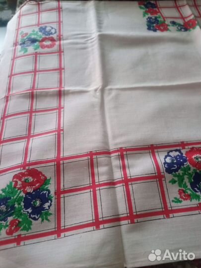 Скатерть лен СССР новая