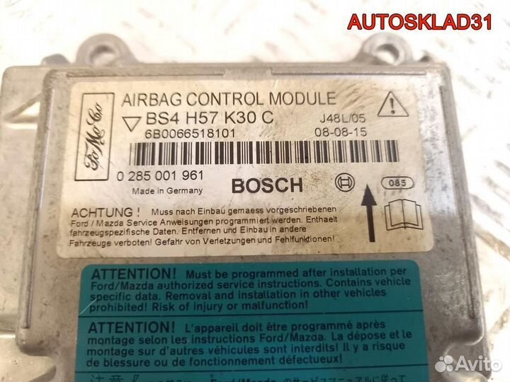 Блок управления Аирбаг Mazda 3 BK 0285001961