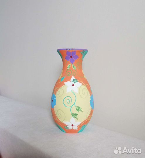 Ваза керамическая ручной работы с Кубы, 21 см