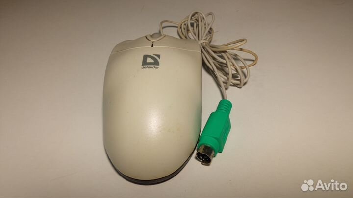 Мышь PS/2, лазерная, тонкий шнур