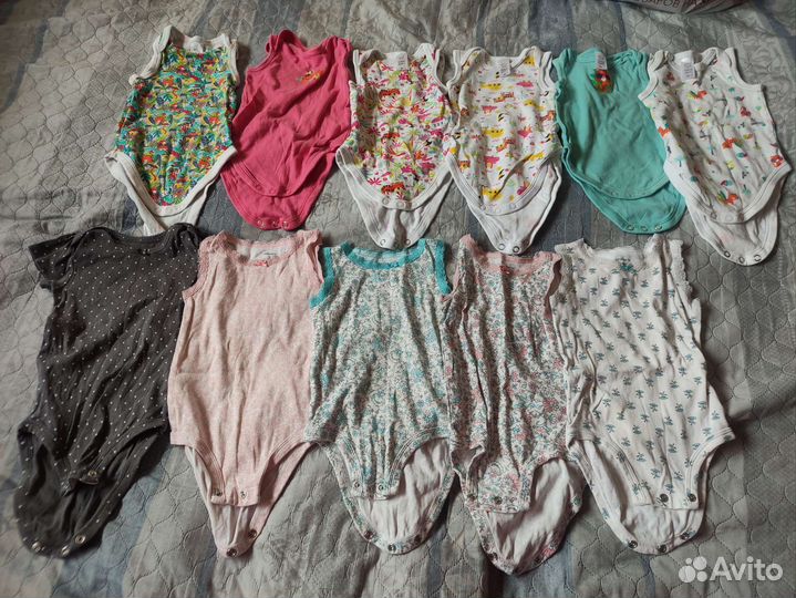 Огромный пакет вещей на девочку 3-9 месяцев