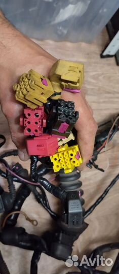 Моторная коса,проводка audi a4 b5 1.8t aeb 1995г