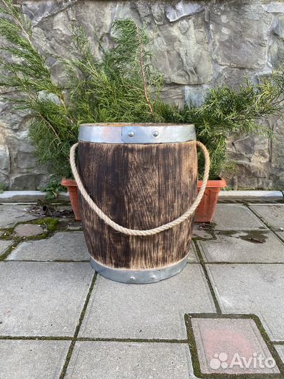 Кашпо деревянное для растений