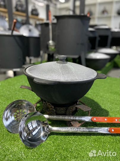 Казан чугунный 6 литров