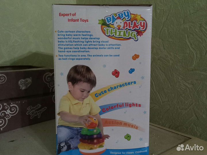 Пирамидка курица звенящая