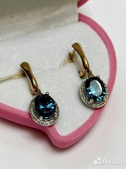 Золотые серьги проба 585 Арт.007582840124