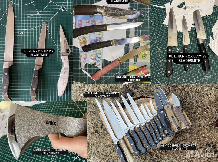 Заточка ножей. Заточка топоров. Полировка ножей