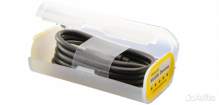 Кабель micro USB 1.5A, (Пластиковый бокс), 1 м