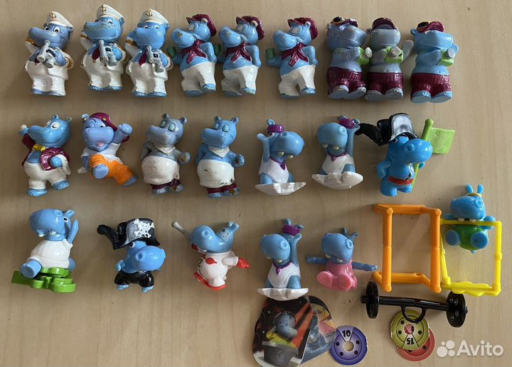 Киндер сюрприз бегемоты