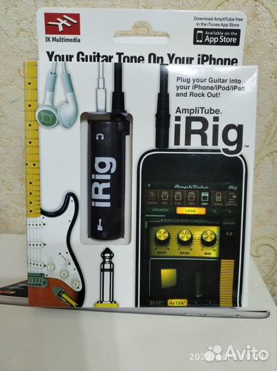 Irig+iPad mini(sim) +usb adaptor+миди клавиши