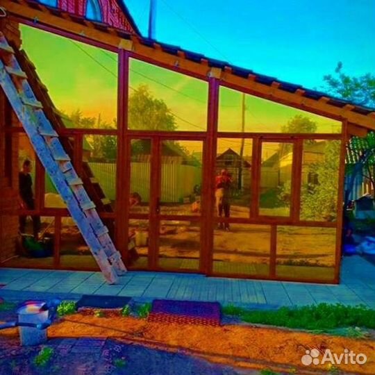 Пластиковые окна. Остекление частных домов