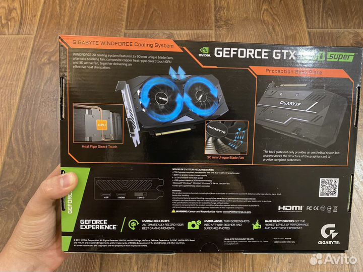 Видеокарта gigabyte gtx 1650 super
