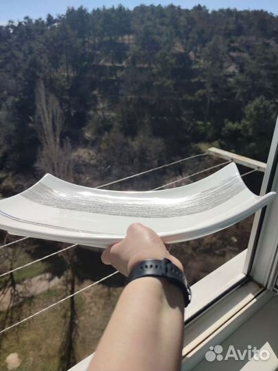 Блюдо Шяуляй (Литва) ручная роспись СССР для суши