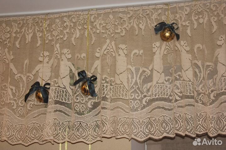 Кружевная штора