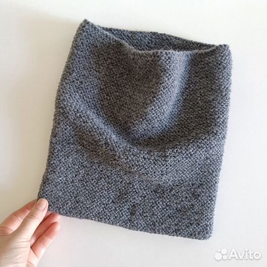 Шарф снуд вязаный