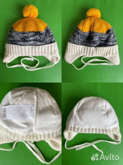 Шапки для мальчика весна 46-48 в ассортименте
