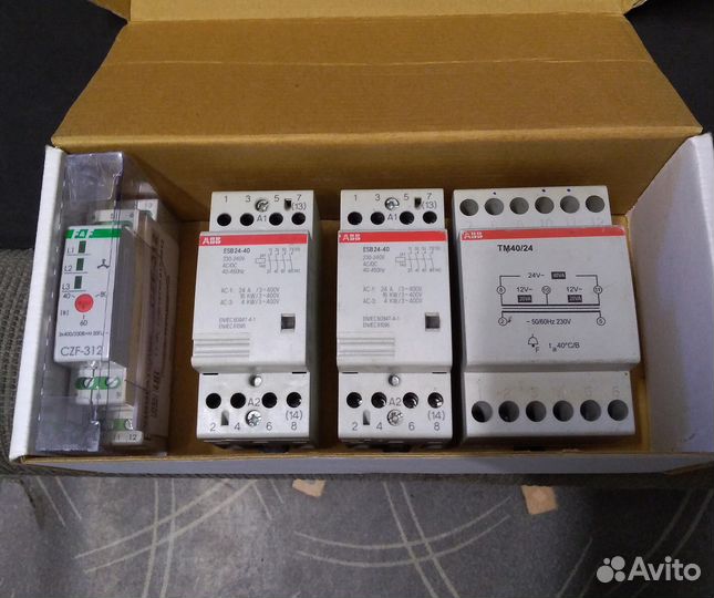 Контактор авв 26-40, реле контроля, автоматы авв