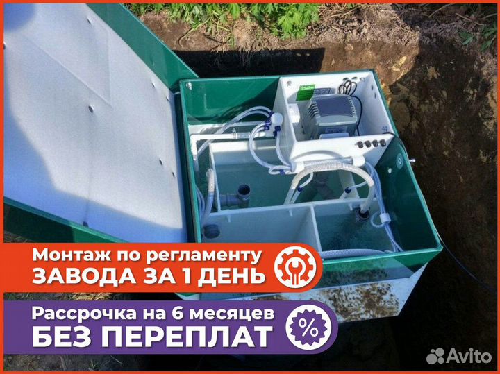 Септик Биодека с установкой под ключ