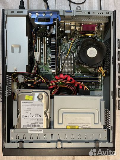 Системный блок, 4 ядра, озу 4 гигабайта