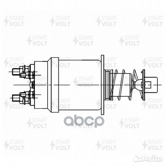 Реле втягивающее стартера для а/м ЗИЛ-130/431410