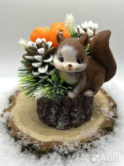 Новогодний подарочный букет Мыло ручной работы