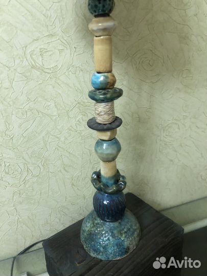 Лампа настольная, ручная работа