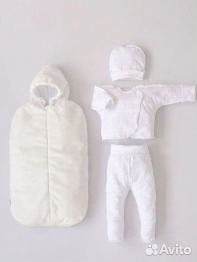 Зимний конверт на выписку