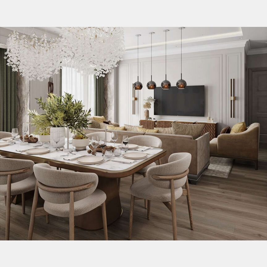 4-к. квартира, 129 м², 40/41 эт.