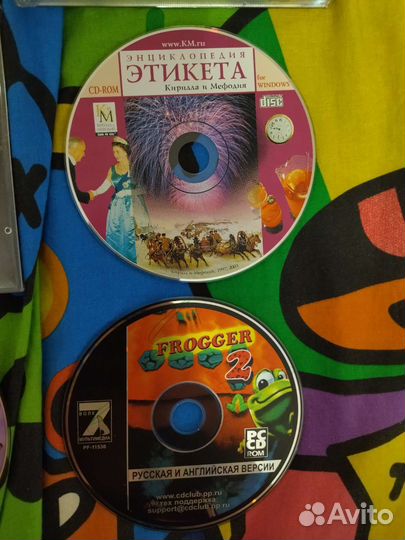 Компьютерные диски с детскими играми и обучением