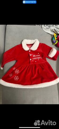 Новогодний костюм для девочки 62 68