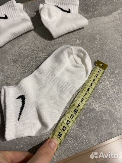 Носки Nike новые детские белые
