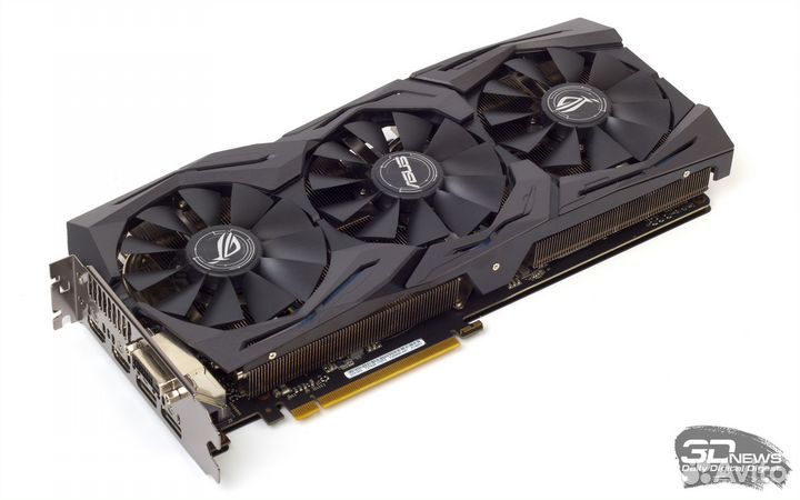 Видеокарта Asus GeForce GTX 1070 strix OC (ROG STR