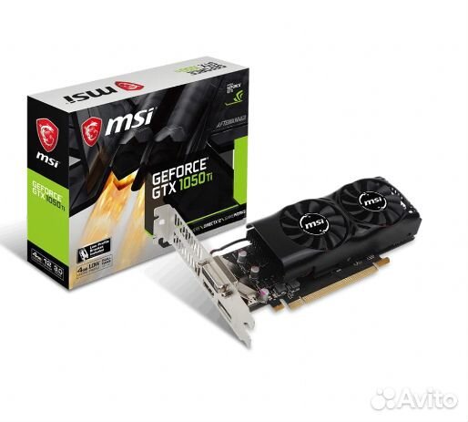 Видеокарта MSI GeForce GTX 1050 TI 4GT LP