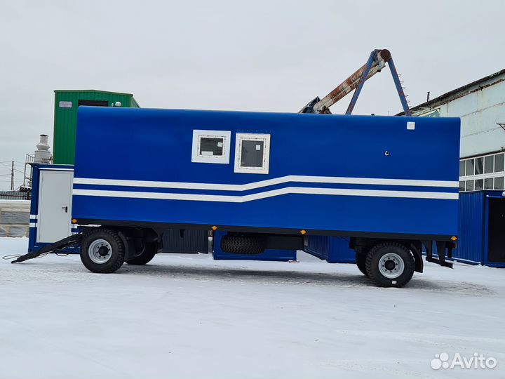 Вагон дом жилой на 8 человек на шасси