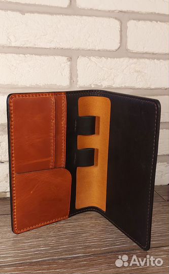 Обложка кожаная под блокнот А6