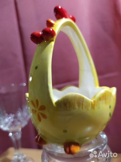 Петушок керамический пасхальный