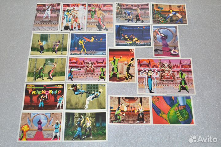 Карточки Наклейки Мортал Комбат